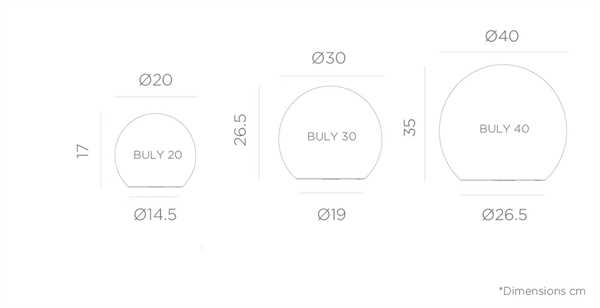 SFERA LUMINOSA GALLEGGIANTE BULY 30 RGB CM.Ø30XH26,5 USB+SOL