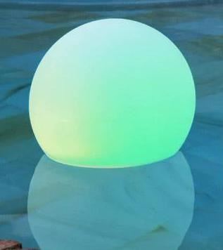 SFERA LUMINOSA GALLEGGIANTE BULY 40 RGB CM.Ø40XH35 USB+SOL