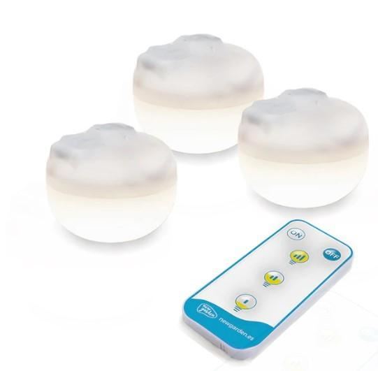 SET 3 LAMPADE PORTATILI MINI CHERRY RICARIC. USB CM.Ø6,5XH6