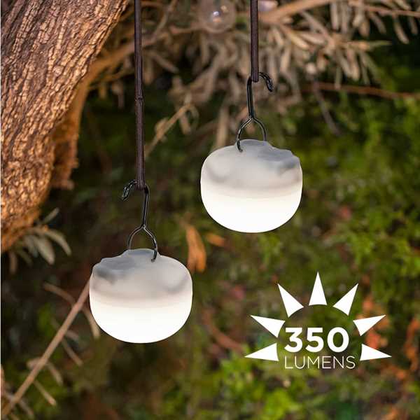 SET 3 LAMPADE PORTATILI MINI CHERRY RICARIC. USB CM.Ø6,5XH6
