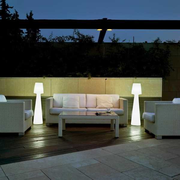 LAMPADA DA TERRA LOLA 110 L.CALDA CM.Ø27XH110 C/CAVO OUTDOOR