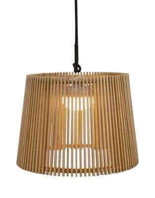 LAMPADARIO BAMBOO OKINAWA CM.Ø39XH28 RICAR. USB BIANCO CALDO