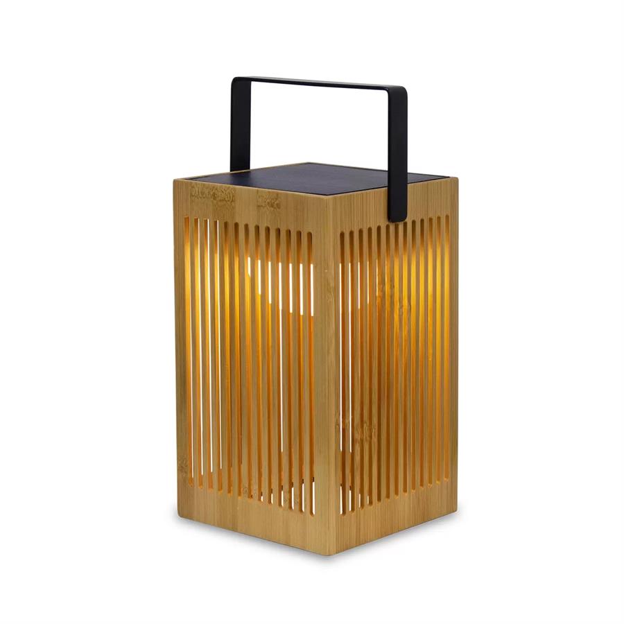 LANTERNA BAMBOO ESTERNO OKINAWA RICAR. SOLAR+USB CMØ14,5XH24