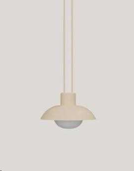 LAMPADA A SOSPENSIONE SYROS SENZA CAVO BEIGE