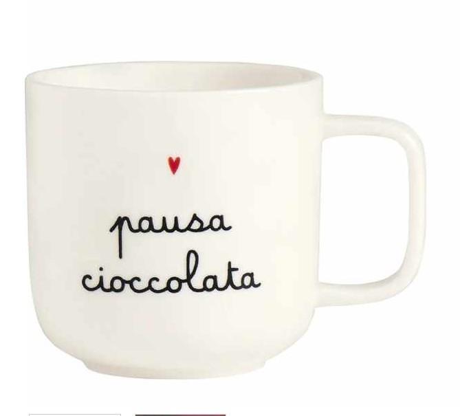 MUG 400ML CERAMICA PAUSA CIOCCOLATA