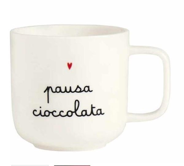 MUG 400ML CERAMICA PAUSA CIOCCOLATA