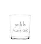 BICCHIERE VETRO 35CL GODITI LE PICCOLE COSE