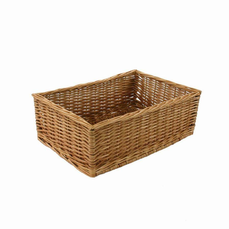 CESTA ESPOSITORE VIMINI DRITTA RETT.CM50X35H17