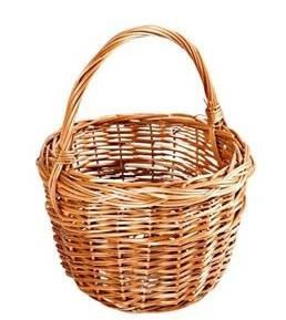 CESTO ROSA VIMINI ROSSO INTERO DM.25 H.38 MADE IN CROAZIA