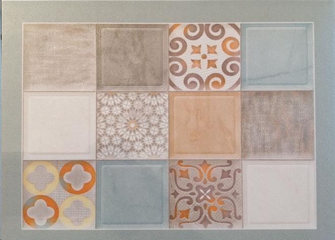 TOVAGLIETTA VINILE 33X45cm DIS. MATTONELLA DECORAT