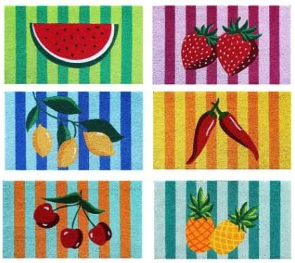 ZERBINO COCCO FRUTTA CM40X70 6ASS.