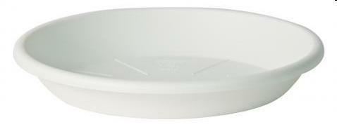 SOTTOVASO TONDO BIANCO MEDEA Ø44XH5.8 CM IN RESINA