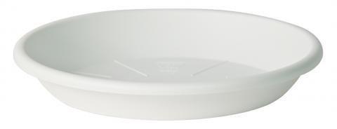 SOTTOVASO TONDO BIANCO MEDEA Ø44XH5.8 CM IN RESINA