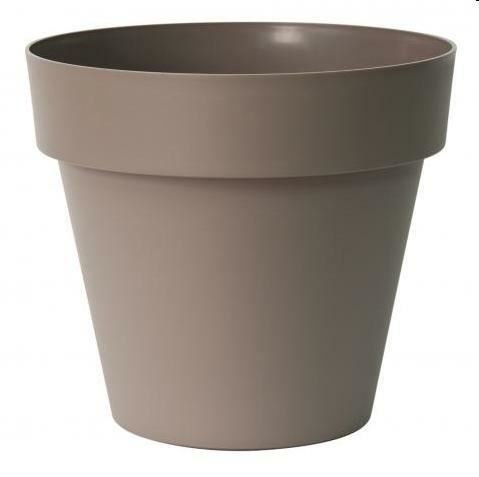 VASO DA ESTERNO TONDO MITU PAC TORTORA CM.Ø60XH53 IN RESINA