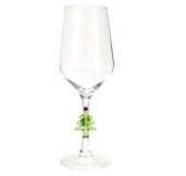 CALICE VINO IN VETRO 380ML NATALE