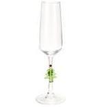 CALICE CHAMPAGNE IN VETRO 225ML NATALE