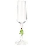 CALICE CHAMPAGNE IN VETRO 225ML NATALE