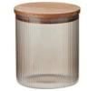 BARATTOLO BOROSILICATO CON COPERCHIO IN ACACIA 950ML