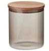 BARATTOLO BOROSILICATO CON COPERCHIO IN ACACIA 950ML