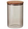 BARATTOLO VETRO CON COPERCHIO IN ACACIA 1300ML