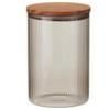 BARATTOLO VETRO CON COPERCHIO IN ACACIA 1300ML
