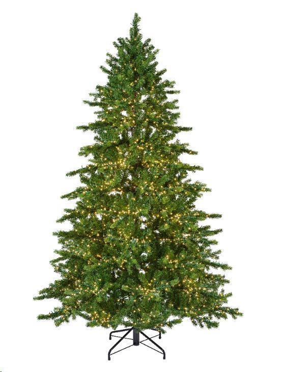 ALBERO NATALE PE/PVC GALLOWAY 3000LED L.CALDA Ø120XH.180CM