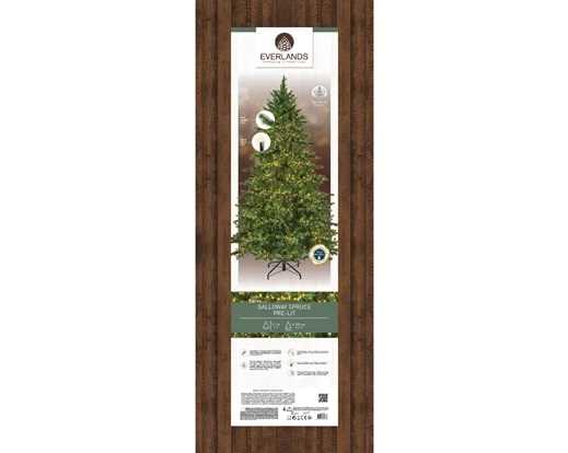 ALBERO NATALE PE/PVC GALLOWAY 4000LED L.CALDA Ø130XH.210CM