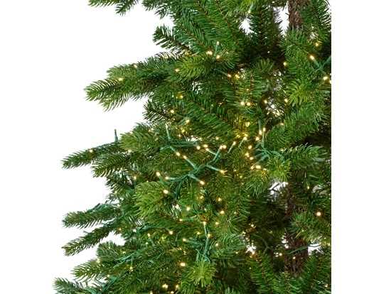 ALBERO NATALE PE/PVC GALLOWAY 4000LED L.CALDA Ø130XH.210CM