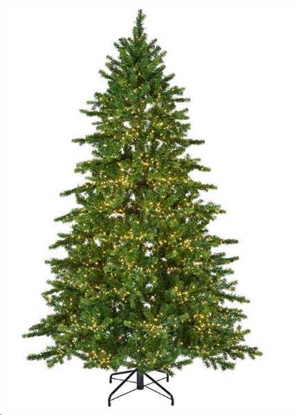 ALBERO NATALE PE/PVC GALLOWAY 7500LED L.CALDA Ø160XH.270CM