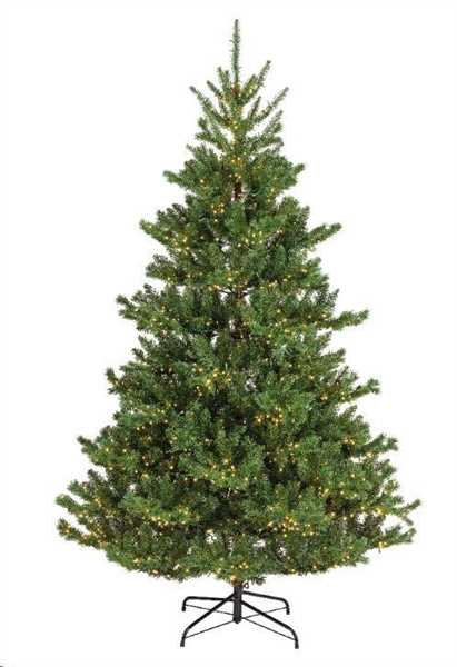 ALBERO NATALE  PE/PVC ALBA FIR 3100LED L.CALDA Ø137XH.240CM