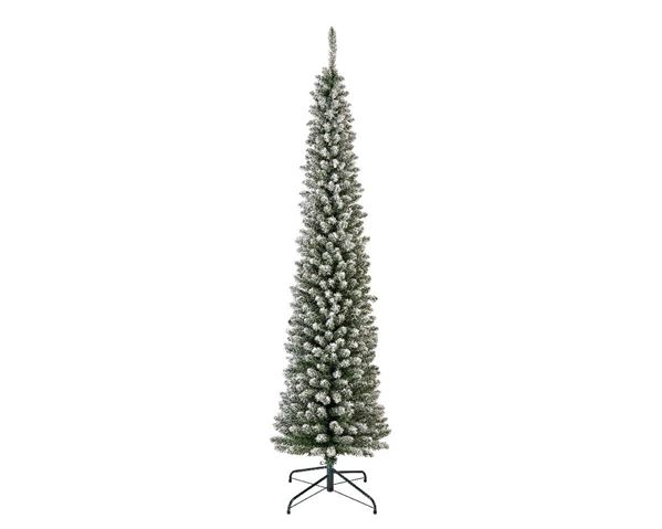 ALBERO NATALE  PVC PENCIL PINE INNEVATO Ø70XH.240CM