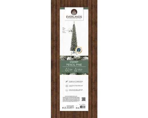 ALBERO NATALE  PVC PENCIL PINE INNEVATO Ø70XH.240CM