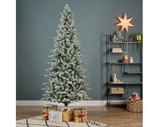 ALBERO NATALE PE/PVC KILLINGTON FIR GHIACCIATO Ø103X H.210CM