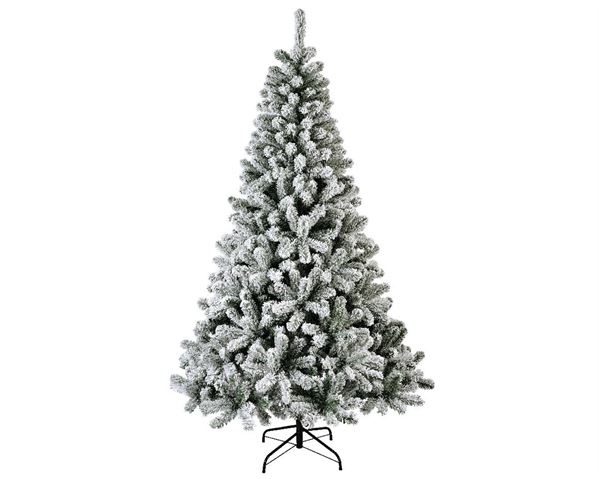 ALBERO NATALE PVC MONARCH PINE INNEVATO Ø96X H.150CM