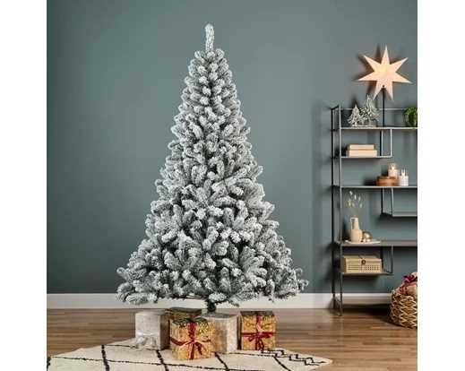 ALBERO NATALE PVC MONARCH PINE INNEVATO Ø96X H.150CM