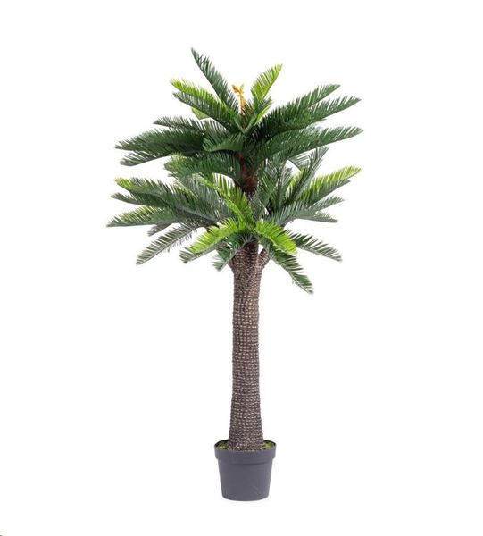 PIANTA CYCAS ANTI-UV C-VASO 67FOGLIE H190 PLASTICA/FIL.FERRO