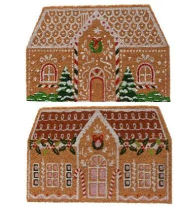 ZERBINO NATALE IN FIBRA DI COCCO 2 ASS. 60x 40CM