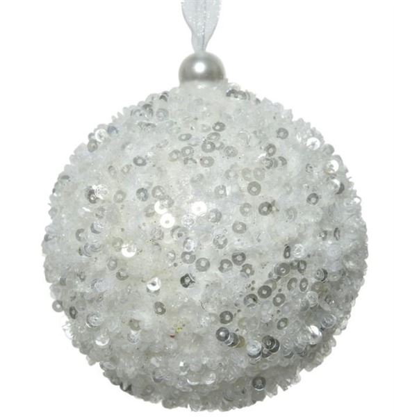 PALLINA IN SCHIUMA WINTER WHITE D.8CM