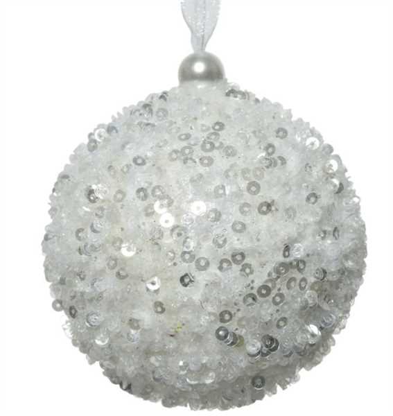 PALLINA IN SCHIUMA WINTER WHITE D.8CM
