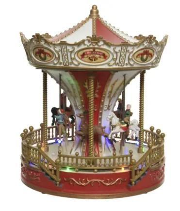 CAROSELLO PVC CON LED E MOVIMENTO D.23.5XH.28CM