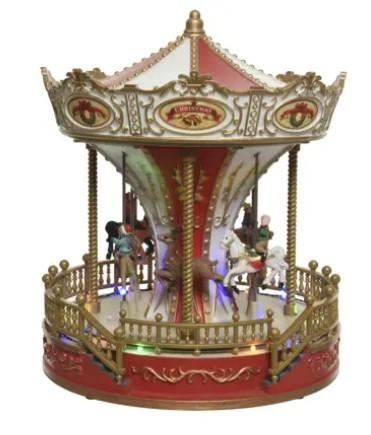 CAROSELLO PVC CON LED E MOVIMENTO D.23.5XH.28CM
