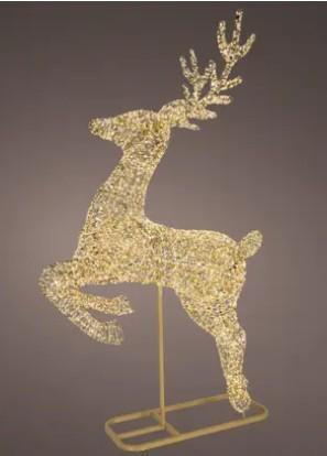 RENNA ORO PVC/METAL. MICROLED 58X184XH.286CM