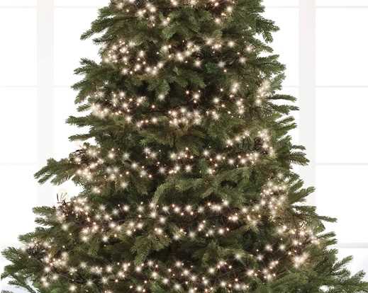 GHIRLANDA LUCE CALDA 768LED MT.7 FILO NERO IP44 8 FUNZIONI
