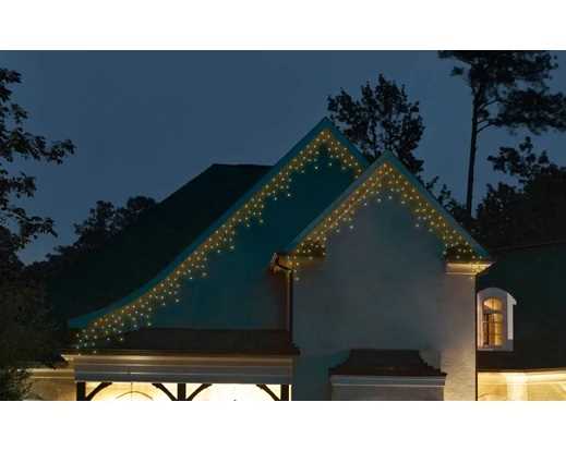 TENDA LUMINOSA 175LED LUCE CALDA+FREDDA MT7,5 FILO NERO IP44