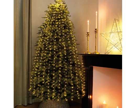 MICROLED GRAPPOLO LUCE CALDA 832LED MT2,4 FILO VERDE