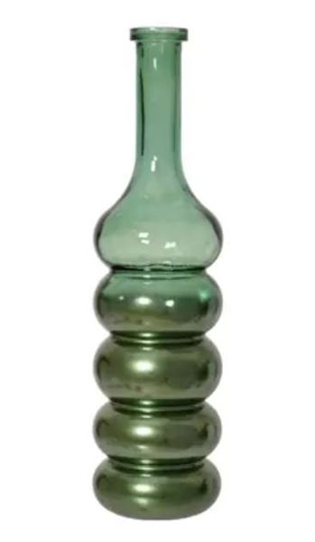 VASO VETRO RICICL. PINE GREEN D.18XH.76.5CM
