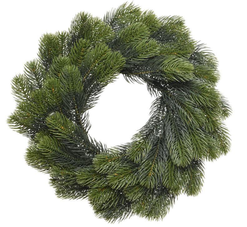 CORONA POLIETILENE WINNIPEG VERDE D.40CM