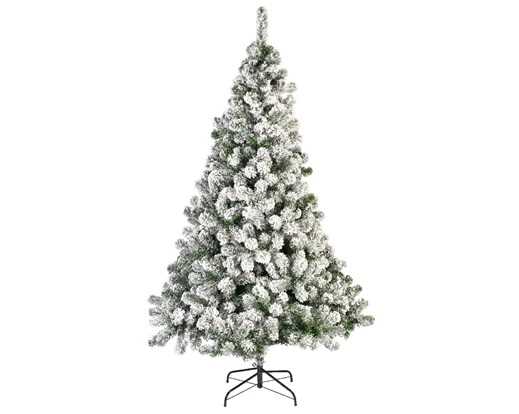 ALBERO NATALE PVC IMPERIAL PINE INNEVATO Ø157X H.270CM