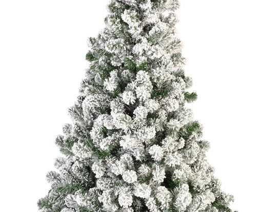 ALBERO NATALE PVC IMPERIAL PINE INNEVATO Ø157X H.270CM