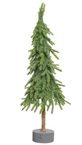 ALBERO NATALE GNOMO MINI VERDE SU BASE CM Ø20 H60